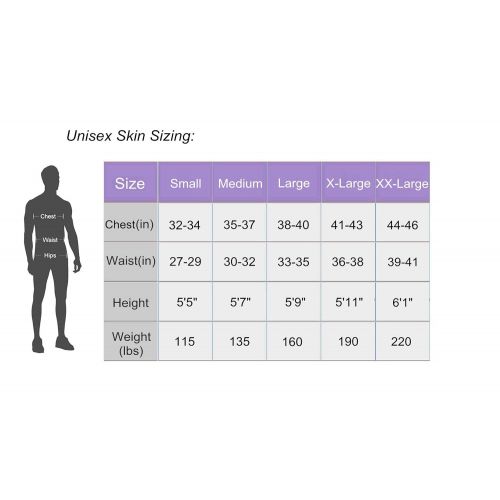  Ubestyle UPF 50+ Lycra Full Body Sports Dive Skins Rash Guard Swimsuit - Diving Snorkeling Swimming