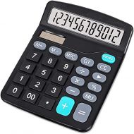 [아마존베스트]Ubidda KK-837-12S ELECTRONIC Calculators, Standard Function Electronics Calculator, 12 Digit Large Lcd Display, Handheld For Daily And Basic Office, Black