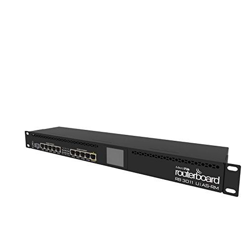  Ubiquiti Mikrotik RB3011UIAS-RM RouterBOARD 10xGigabit Ethernet, USB 3.0, LCD, RB3011
