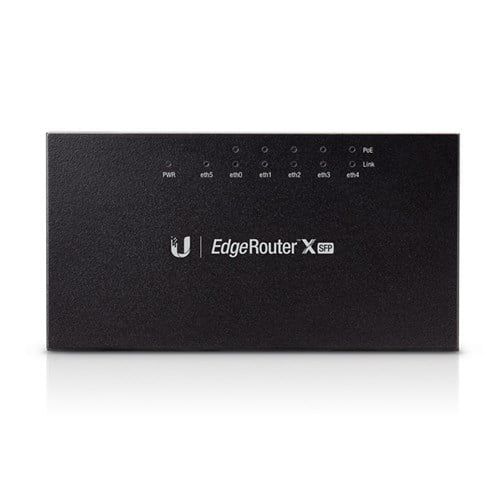  Ubiquiti Networks EdgeRouter X SFP Advanced 5 Gigabit Ethernet Router EdgeRouter X SFP Advanced Gigabit Ethernet Router