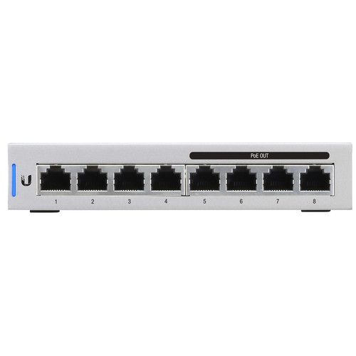  Ubiquiti Networks US-8-60W-5 UniFi 8-Port Gigabit PoE Compliant Managed Switch (5-Pack)