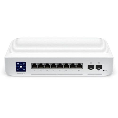  Ubiquiti Networks UniFi Switch Enterprise 8 8-Port 2.5Gb PoE+ Compliant Managed Network Switch with SFP+