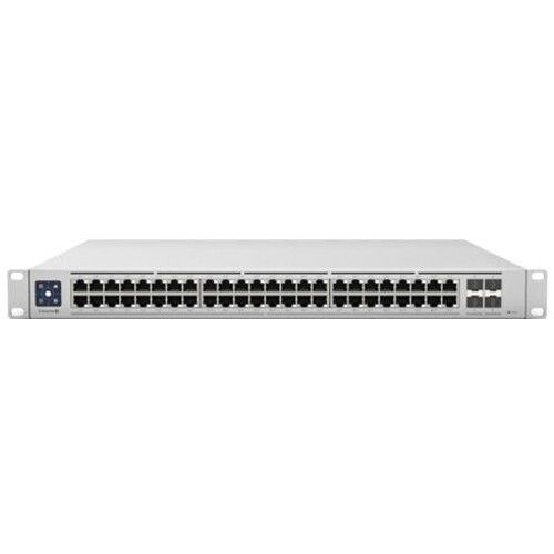  Ubiquiti Networks UniFi Switch Enterprise 48 48-Port 2.5Gb PoE+ Compliant Managed Network Switch with SFP+