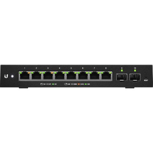  Ubiquiti Networks EdgeSwitch 10XP 10-Port Gigabit PoE Switch