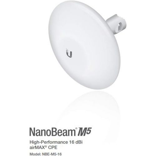  Ubiquiti Networks Ubiquiti NBE-M5-16 2-PACK 5GHz NanoBeam M5 16dBi airMAX Bridge