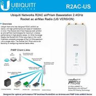 Ubiquiti Networks Rocket Prism AC, 2.4GHz airMAX ac BaseStation with airPrism Technology (R2AC-US)