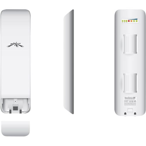  Ubiquiti Networks Ubiquiti Nanostation NSM5, 5GHz, 802.11an Hi-power 20 dBm Minimum, 2x2 MIMO AirMax TDMA PoE Station