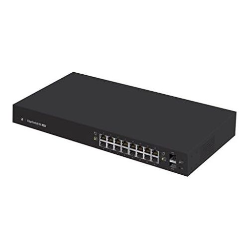  Ubiquiti Networks Ubiquiti EdgeSwitch 16 - Switch - 16 Ports - Managed - Rack-Mountable - Black (ES-16-150W)