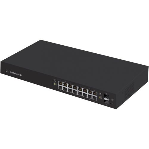  Ubiquiti Networks Ubiquiti EdgeSwitch 16 - Switch - 16 Ports - Managed - Rack-Mountable - Black (ES-16-150W)