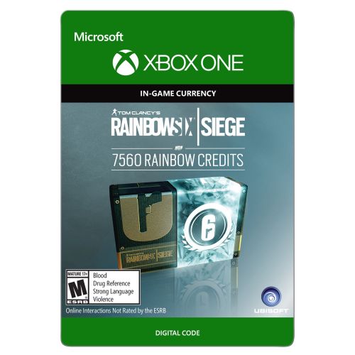  Ubisoft Xbox One Tom Clancys Rainbow Six Siege Currency pack 7560 Rainbow credits (email delivery)