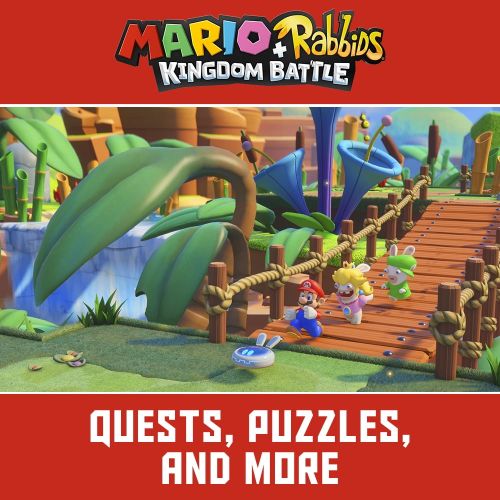  Mario + Rabbids Kingdom Battle Day 1 Edition, Ubisoft, Nintendo Switch, 887256028305