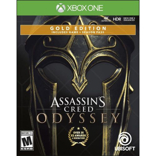  Assassins Creed Odyssey Steelbook Gold Edition, Ubisoft, Xbox One, 887256035921