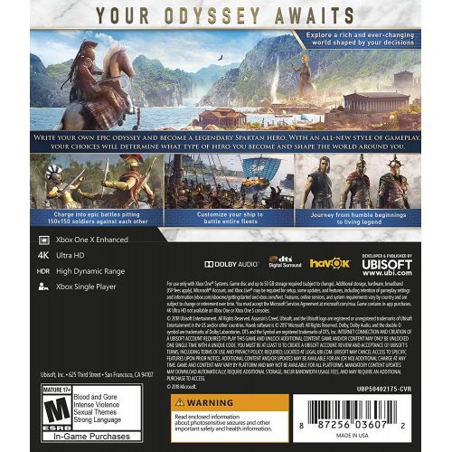  [아마존베스트]Ubisoft Assassins Creed Odyssey Standard Edition - Xbox One