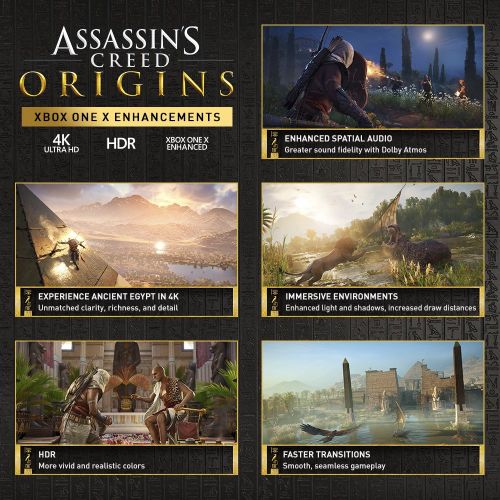  By Ubisoft Assassins Creed Origins SteelBook Gold Edition - PlayStation 4