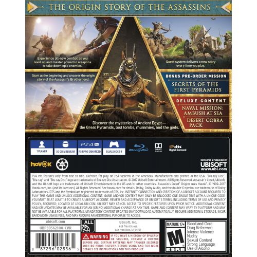  By Ubisoft Assassins Creed Origins SteelBook Gold Edition - PlayStation 4