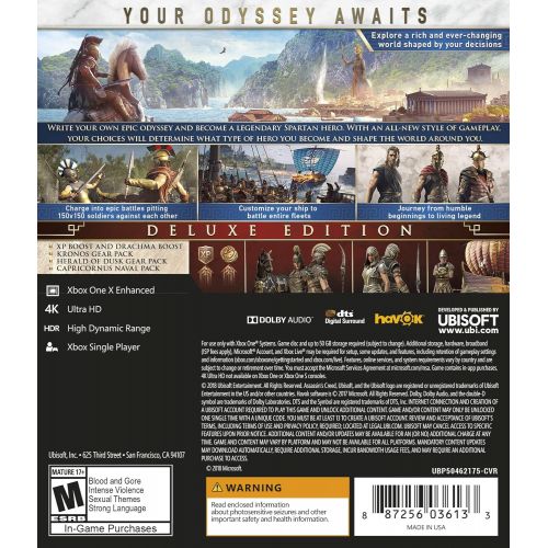  By Ubisoft Assassins Creed Odyssey Deluxe Edition - Xbox One