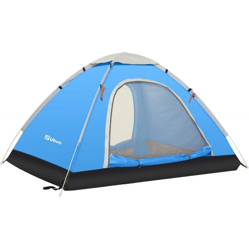  Ubon 2/3 Person Lightweight Instant Tent Durable Pop Up Indoor Tent Portable Outdoor Backyard Tent for Camping Backpacking