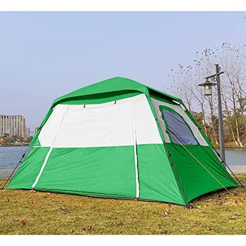  Ubon 4/6/8 Person 60 Seconds Set Up Camping Tent Waterproof Instant Tent with Removable Rainfly, Family Portable Instant Tent Automatic Tent for Camping Hiking Mountaineering