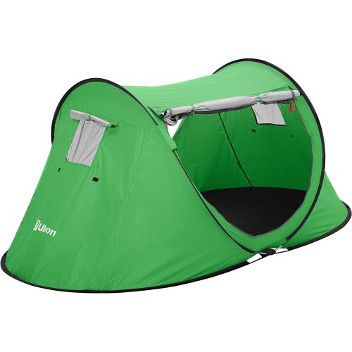  Ubon 2 Person Easy Pop Up Tent One Step Setup Durable Camping Tent Water Resistance Quick Opening Instant Tent Lightweight Popup Tent for Outdoor Camping and Hiking