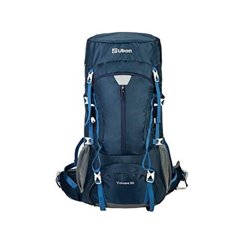  [아마존베스트]Ubon Internal Frame Backpack 50L for Hiking Camping Backpacking with Rain Cover