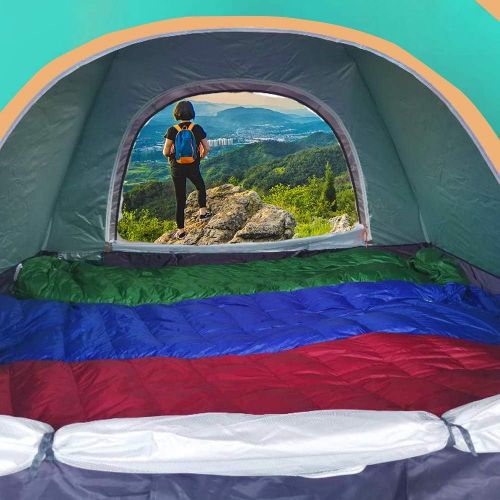  Ubon 2/3 Person Lightweight Instant Tent Durable Pop Up Indoor Tent Portable Outdoor Backyard Tent for Camping Backpacking