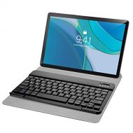 Ubrand ACYMALL Universal Rechargeable Keyboard with Leather Cover Stand, Slim and Portable Bluetooth Keyboard for IBM PC/MAC/iPad/iPhone-Black One Size