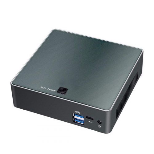  Ucaca A1 4K Mini Desktop Computer, Ultra Compact PC, Intel Kaby Lake i7-7500U CPU, 8GB RAM, 128GB SSD, WiFi Gigabit LAN, HDMI, Bluetooth 4.2, Windows 10 Pro