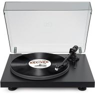Vinyl Record Player with Bluetooth Output,Belt-Drive Turntable with USB Recording Magnetic Cartridge Supports Counter Weight,Pitch and 33&45 RPM Speed