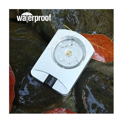  Professional Aluminum Accurate Altimeter Compact Handheld Clinometer for Measuring Heights Slopes Angles Silver