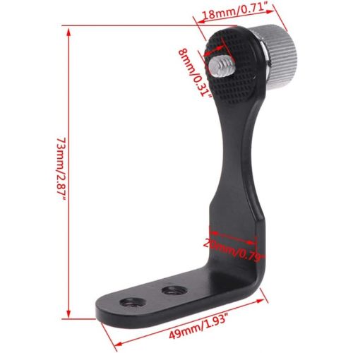  Ueasy L-Type Metal Binocular Fixed Bracket Tripod Adapter Mount Holder Tripod Bracket - for Connecting Binocular Telescope and Camera Tripod Universal