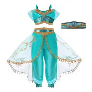 Ugoccam Girls Princess Dress Up Costumes Halloween Cosplay Costume Party Fancy Dress