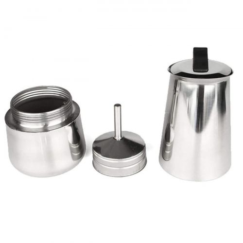  Uheng Coffee Stovetop Espresso Maker Stainless Steel, Moka Stove Pot, Percolator Carafe Coffee Maker for 2 Cups
