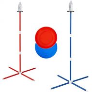 Uho Outdoor Game Set, Flying Disc Game Set for Family Adults and Kids, Disc Toss Game for Beach,Lawn, Park or Backyard