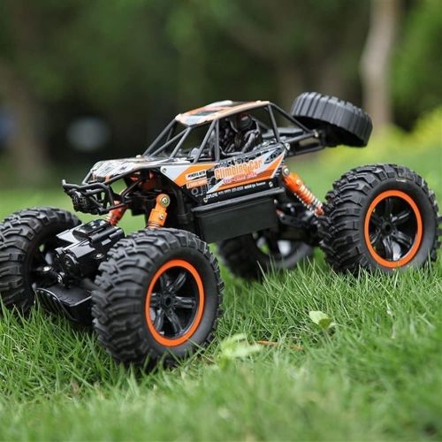  UimimiU 2.4Ghz High Speed RC Car Off Road RC Buggy Radio Control Crawler Rock Remote Control Car Electronic Monster Hobby Truck 1:16 Scale Desert Electric Vehicle Toy Hobby Car Kid