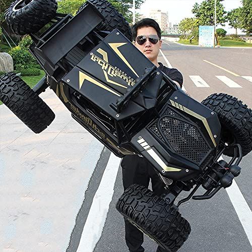  UimimiU 1: 8 Scale Large RC Car, Boys Remote Control Car 4x4 Off Road Monster Truck, Waterproof Electric Toy Truck 45degree Climbing Car, Best Xmas Festival Gift for Kids and Adult