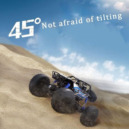  UimimiU Large Off-Road RC Cars, 4WD Drive 2.4GHz High Frequency Signal Remote Control Car, 130M/H RC Vehicle with LED Lights, for Boys and Girls Wireless Mountain Climbing RC Vehic