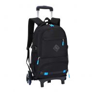 Uirend uirend Luggage Backpacks Children - Kids Teenage Backpack Trolley Bag Students Removable Rolling 6 Wheels Climbing Stairs Travel