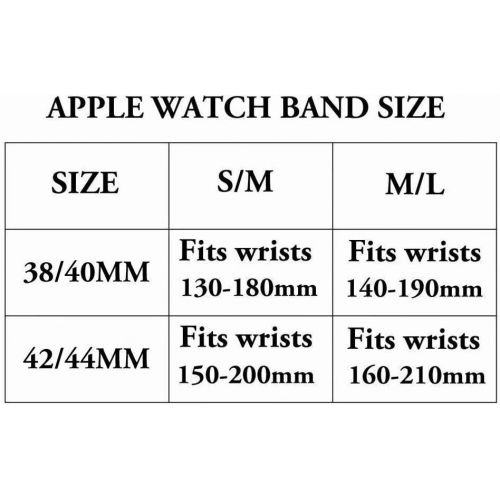  [아마존베스트]Uitee Sport Watch Band Compatible with Apple Watch 38mm 40mm 42mm 44mm, Soft Silicone Bands Replacement Strap Compatible with Apple Watch Series 4/3/2/1 S/M M/L
