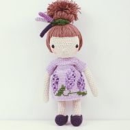 UlalaCrochet Crochet doll - Lavender girl