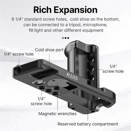  Ulanzi R105 L-Bracket for Sony ZV-1F or ZV-1 II (Black)