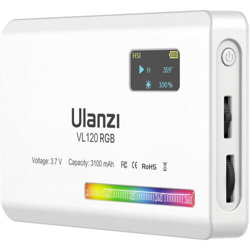  Ulanzi VL120 RGB LED Video Light (White)