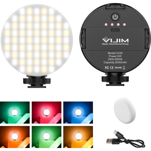  Ulanzi VL69 Bicolor Mini Video Light