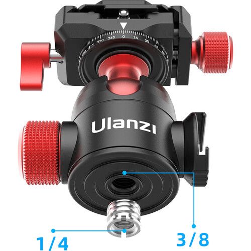  Ulanzi U-70 Metal Cold Shoe Ball Head