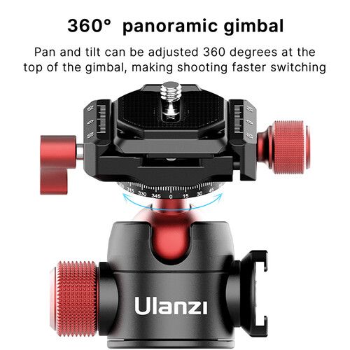  Ulanzi U-70 Metal Cold Shoe Ball Head