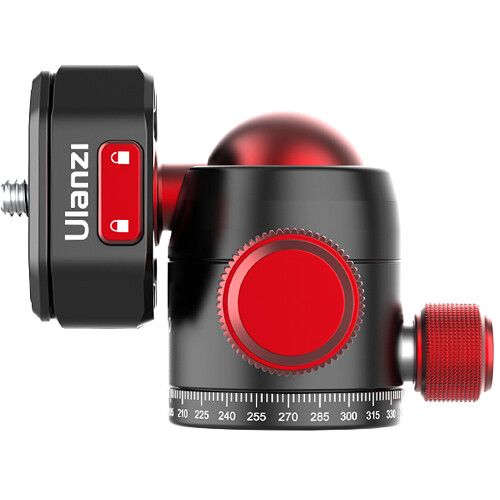  Ulanzi U-100 Claw Quick Release Ball Head with Side Cold Shoe Mount