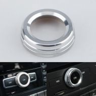 UltaPlay Interior Volume Adjust Switch Button Cover Trim Ring Car Styling Sticker For Mercedes Benz A B E Class GLK GLA CLA GLE ML GL