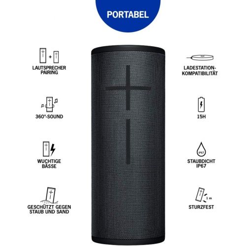  [아마존베스트]Ultimate Ears Boom 3 Bluetooth Speaker