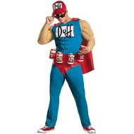 Ultimate Halloween Costume UHC Mens Classic Muscle The Simpsons Duffman Theme Party Dress Costume