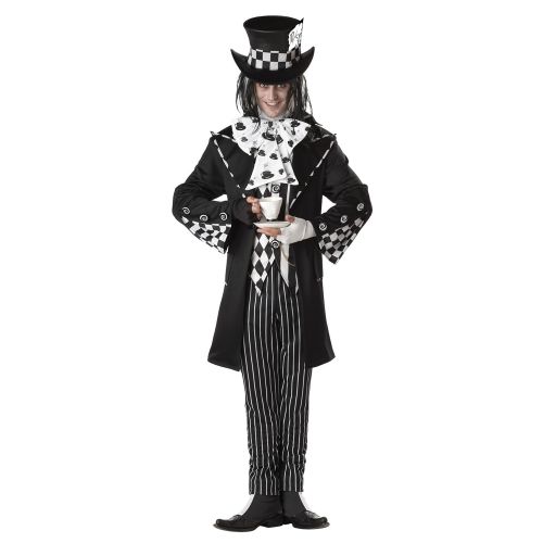  Ultimate Halloween Costume UHC Mens Storybook Alice In Wonderland Dark Mad Hatter Dress Halloween Costume