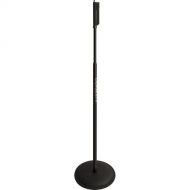 Ultimate Support Live Retro Series LIVE-MC-70B Mic Stand with One-Handed Height Adjustment and Round Weighted Base